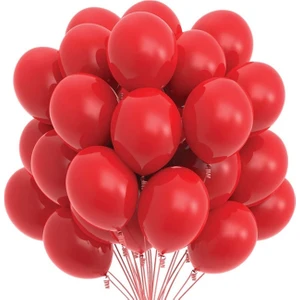 Pastel Balon Kırmızı 10 Adet