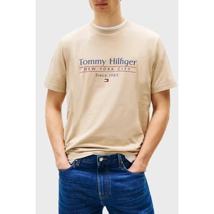 Tommy Hilfiger  Pamuk Regular Fit Bisiklet Yaka Logolu T Shirt Erkek T Shirt MW0MW38621 Rbt