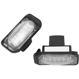 2 Adet Beyaz LED Plaka Lambası Mercedes Benz W203 Araç Plaka Lambası Benz W203 4d 2001-2007 (Yurt Dışından)