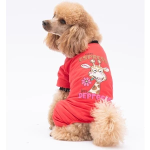 Depresso Kedi Köpek Pijaması - Kedi Köpek Tulumu - Kedi Köpek Kıyafeti