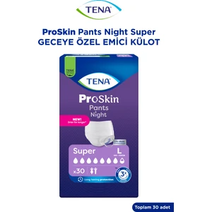 Proskin Pants Night Large Büyük Beden Gece İçin Süper Emici Külot 30'lu Paket