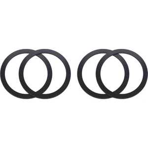 0.4mm 4 Adet Set Ultra Ince Yapışkanlı Mıknatıslı Metal Halka, 3m Hafif Tüm Telefonlara Uyumlu