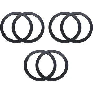 0.4mm 6 Adet Set Ultra Ince Yapışkanlı Mıknatıslı Metal Halka, 3m Hafif Tüm Telefonlara Uyumlu