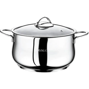 2038-S 2 Parça Paslanmaz Çelik 22X12 cm 4,50 Litre Derin Tencere