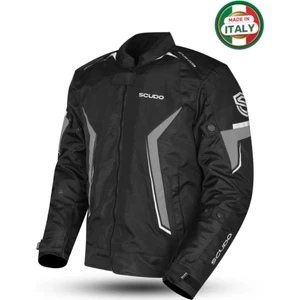 Roma 4 Mevsim Erkek Motosiklet Montu Siyah/gri