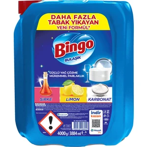 Sıvı Bulaşık Deterjanı 4 KG Limon Kokulu