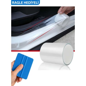 Özgürceseç Araç Kapı Eşik Kaput Çizik Önleyici Şeffaf Koruma Folyosu - Ragle Hediyeli