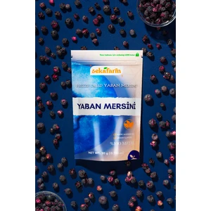 Seka Farm Freeze Dried Yaban Mersini, Dondurularak Kurutulmuş Meyve Cipsi, Freeze Dry Meyve Kurusu 20 gr