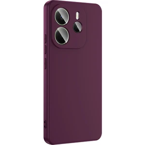 Xiaomi Redmi Note 14 Uyumlu Kılıf Lansman Içi Kadife Mürdüm + Ekran Koruyucu