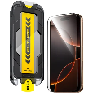 Aohi The Future Apple iPhone 16 Pro Ekran Koruyucu, Tam Kaplayan Kırılmaz Temperli Camlı Koruma