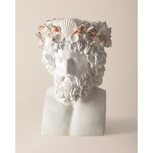 Posseidon Büst - Beyaz