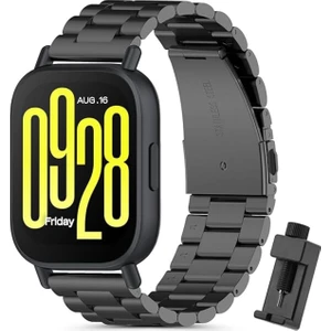 Xiaomi Redmi Watch 5 Active / Watch 5 Lite Uyumlu Paslanmaz Çelik Klipsli Saat Kordon ve Kısaltıcı