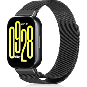 Xiaomi Redmi Watch 5 Active / Watch 5 Lite Uyumlu Metal Hasır Örgü Mıknatıslı Akıllı Saat Kordonu