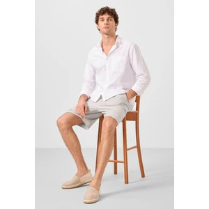 Tommy Life Taş Standart Fit Dokuma Hafif Esnek Chino Erkek Şort - 81293