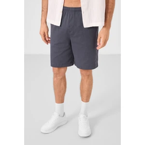 Tommy Life Gri Standart Fit Dokuma Hafif Esnek Chino Erkek Şort - 81293