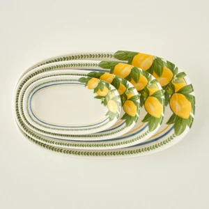 Lemoncello Porselen Sunum Tabağı 4'lü