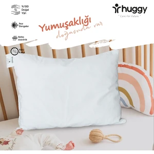 %100 Yeni Zelanda Kuzu Yünü 30x40 cm Bebek Yastığı – Doğal, Nefes Alabilir, Antibakteriyel

