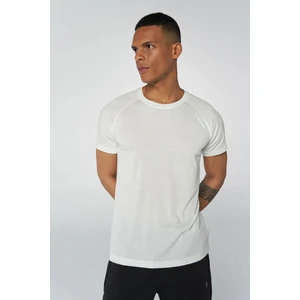 Venge Erkek Beyaz Bisiklet Yaka Tişört