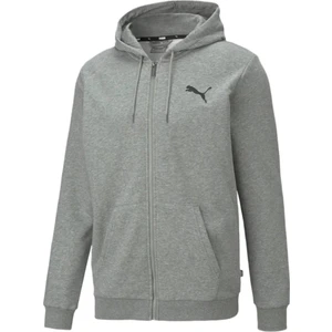ESS Small Logo FZ Gri Erkek Hoodie