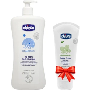 Göz Yakmayan Saç ve Vücut Şampuanı 750ml + Chicco Pişik Önleyici Krem 100ml