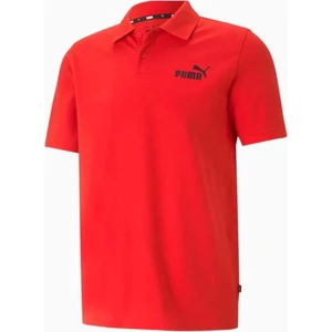 PUMA ESS Pique Polo 586674-11 ERKEK Kırmızı Tişört