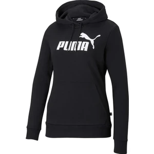 PUMA ESS LOGO HOODİE 586791-01 KADIN SİYAH Sweatshirt