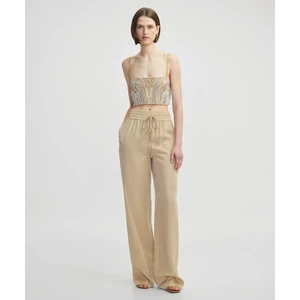 Elastik Bel Wide Leg Pantolon IS1250003189003