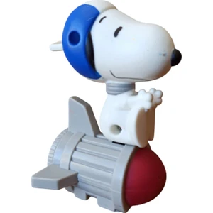 Vintage Snoopy Orijinal Roketli Figür Oyuncak & 9.5 cm