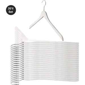 20 Adet Ahşap Görünümlü Üst Grup Askısı