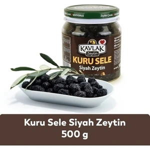 Kavlak Zeytin Kuru Sele Gemlik Siyah Zeytin 500 gr