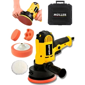 Alman Wax 1000 Motor Korumalı Metal Şanzıman Devir Ayarlı Zımpra Pasta Cila Polisaj Makinesi Çantalı