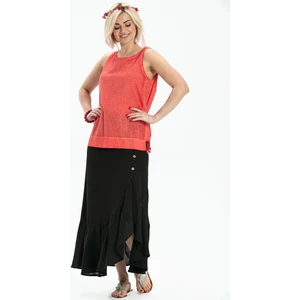 Kolsuz Poplin Zeyno Yazlık Bluz Mercan Mrcn