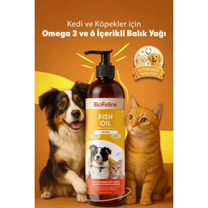 Biofeline Salmon Oil 200 Ml. (Kedi ve Köpekler Için Omega 3 ve 6 Desteği)