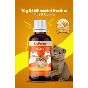 Kediler İçin Biotinli Tüy Dökülmesini Azaltıcı Plus B Damla 50ml