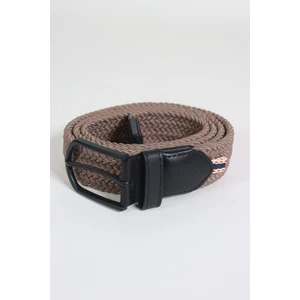 Elastik Örgü  Kemer Bej