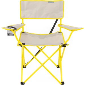 Eco Ergonomik Katlanır Kamp Sandalyesi Gri-Sarı