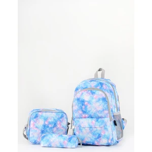 Markasız Unisex Okul Çantası Seti – 2 Bölmeli, Tablet Gözlü, Fermuarlı Ön Cepli, 37x27x12 cm, Günlük Kullanıma Uygun