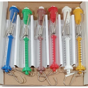 Dinamometre 6'lı Set 2.5 N 5 N 10 N 20 N 30 N 50 N