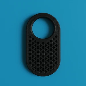 Smart Tag 2 Arı Kovanı Desenli Kılıf Sert Dayanıklı SmartTag2 Koruyucu (Siyah)