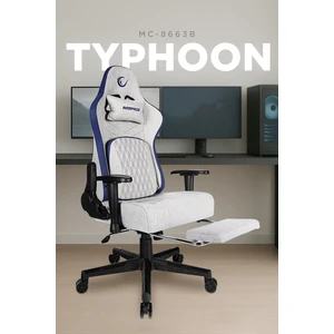 Typhoon Gri/mavi Lüx Oyuncu Koltuğu