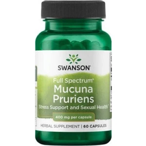 Swanson, Tam Spektrumlu Mucuna Pruriens, 400 Mg, 60 Kapsül