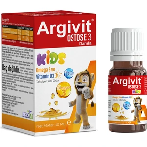 Ostosse3 Kids Omega 3 ve Vitamin D3 Içeren Takviye Edici Gıda 10 ml