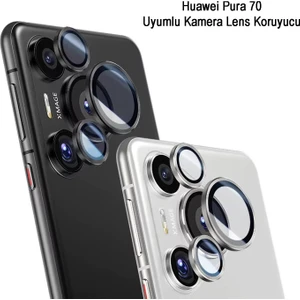 Huaweı Pura 70 Uyumlu Kamera Lens Koruyucu Cam