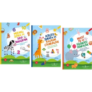 Okul Öncesi Meraklı Zebra Ile Sayı Maceram - Aceleci Zürafa Ile Kavram Etkinlikleri - Mucit Fil Ile Eğlenceli Deneyler  (3 - 4 Yaş)