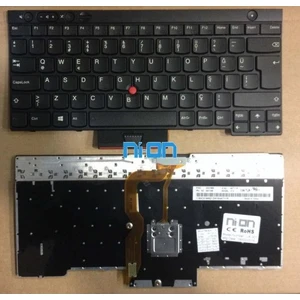 Nion Lenovo Thinkpad X230 Uyumlu Notebook Klavye (Siyah Tr)