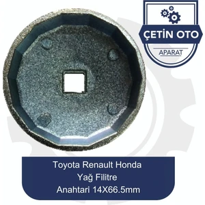 Toyota - Honda Yağ Filitre Anahtarı 14X66.5MM