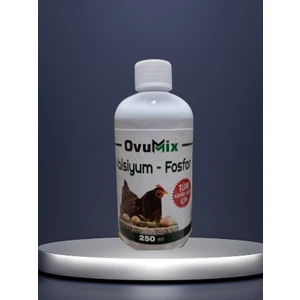 Sıvı Kalsiyum ve Fosfor Tavuklar  ve  Kanatlılar Için 250ML Ovumix