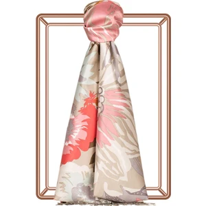 Ipekevi Nihavent Desenli Ipek Şal 06111-BEJ