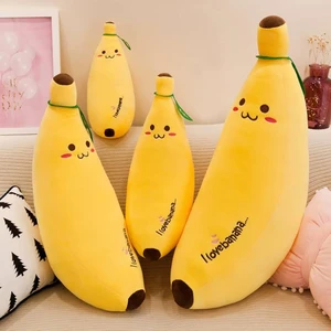 Muz Peluş Oyuncak Uyku Yastık ve Arkadaşı | lik Pelus Oyuncak 60CM