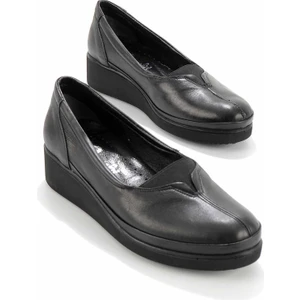 Parlak Siyah Kroko Leather Kadın Casual Ayakkabı K01586060111